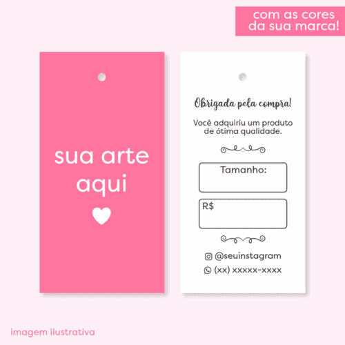 Impressão de Tag Personalizada